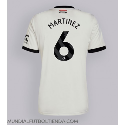 Camiseta Manchester United Lisandro Martinez #6 Tercera Equipación Replica 2024-25 mangas cortas